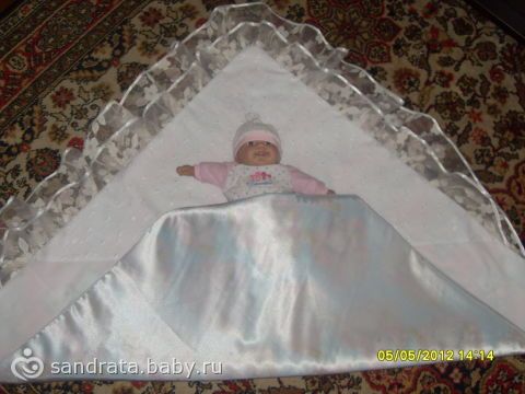 Пододеяльник для новорожденного своими руками на выписку