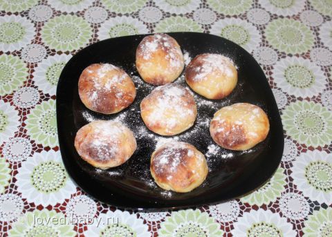 Творожные пышки в аэрогриле! Делюсь рецептом.