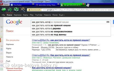 ну после кота из прямой кишки я просто не могла не спросить… Оо